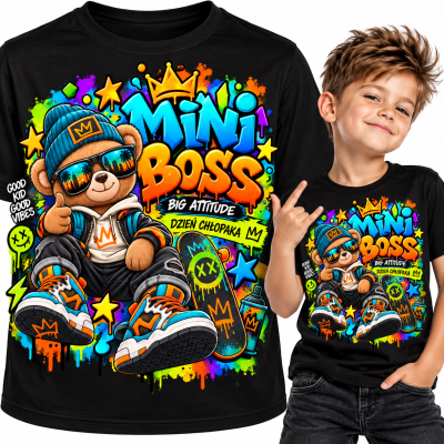 KOSZULKA DZIECIĘCA DZIEŃ CHŁOPAKA mini boss